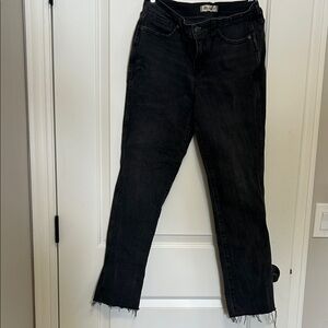 Madewell Black Ankle Jeans